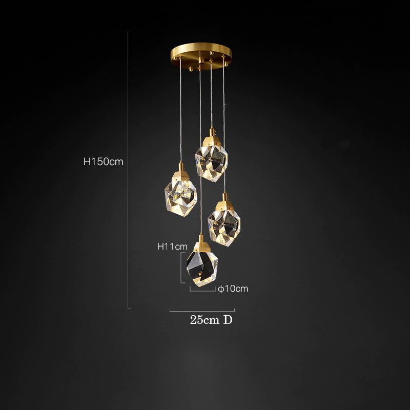 Nicole Crystal Multi-Lights Chandelier