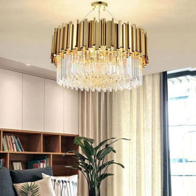 Bourbons Charles Crystal Round Chandelier