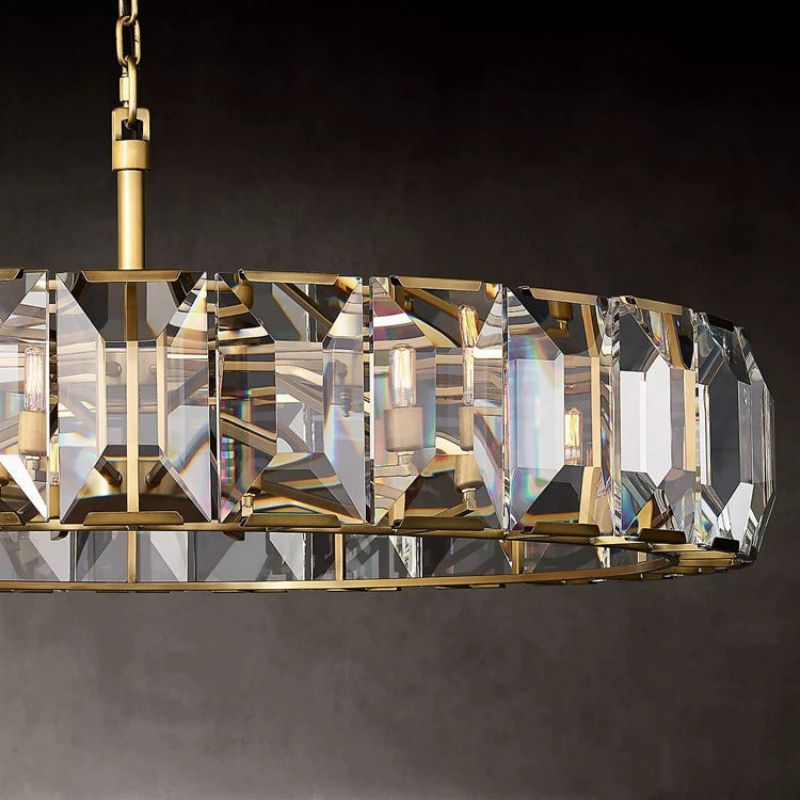 Hewson Crystal Round Chandelier 43“