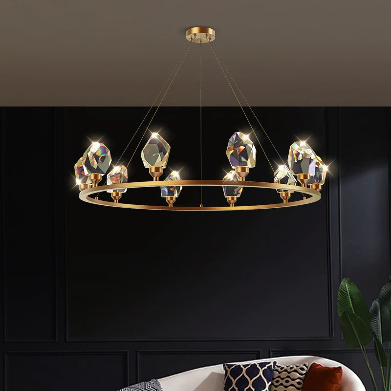 Nicole Crystal Round Chandelier