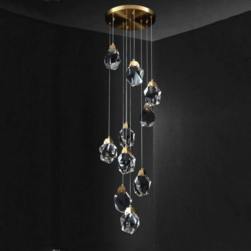 Nicole Crystal Staircase Chandelier