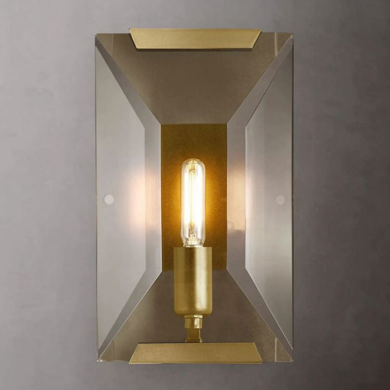 Hewson Multicurve Crystal Wall Sconce