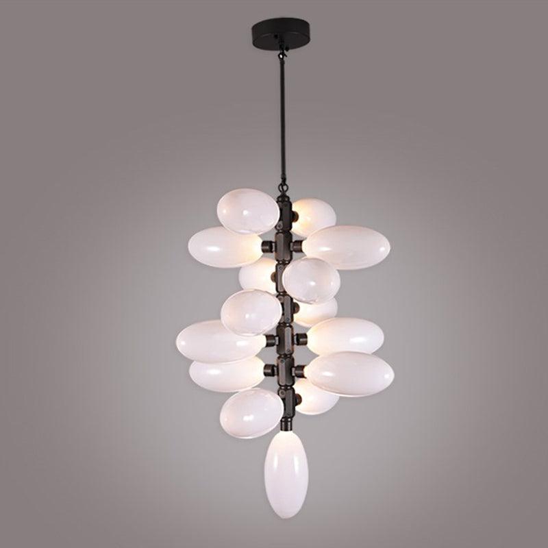 Escamoles Vertical Long Grape Chandelier