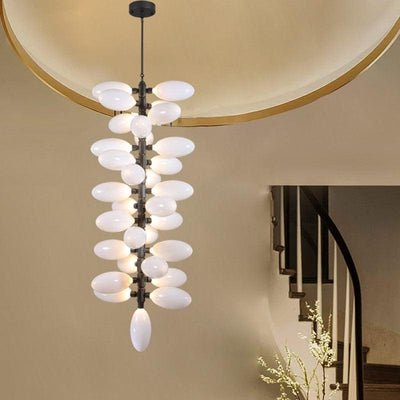 Escamoles Vertical Long Grape Chandelier