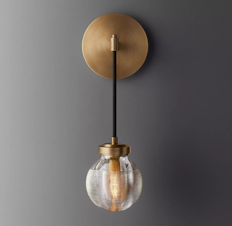 Fantasy Pearl Glass Ball Single-Head Wall Sconce