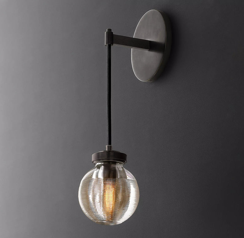 Fantasy Pearl Glass Ball Single-Head Wall Sconce