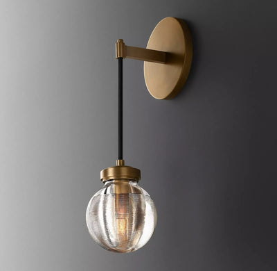 Fantasy Pearl Glass Ball Single-Head Wall Sconce