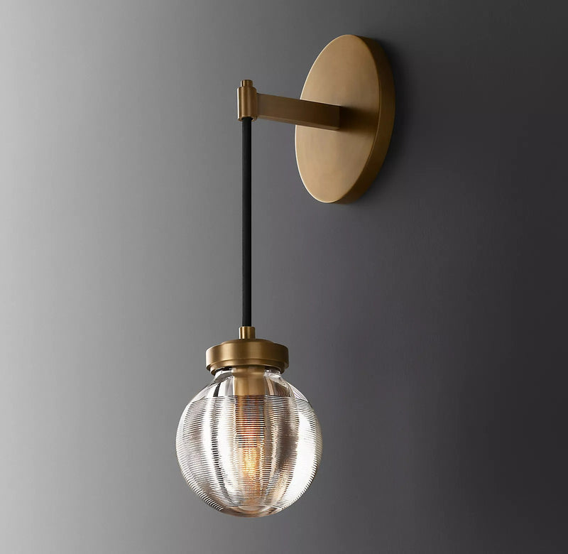 Fantasy Pearl Glass Ball Single-Head Wall Sconce