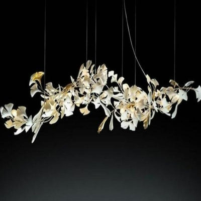 Ginkgo Ceramic Branch Chandelier