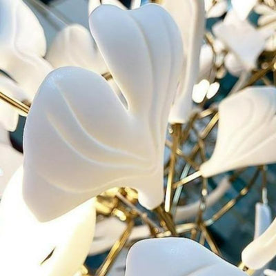 Ginkgo Ceramic Branch Chandelier