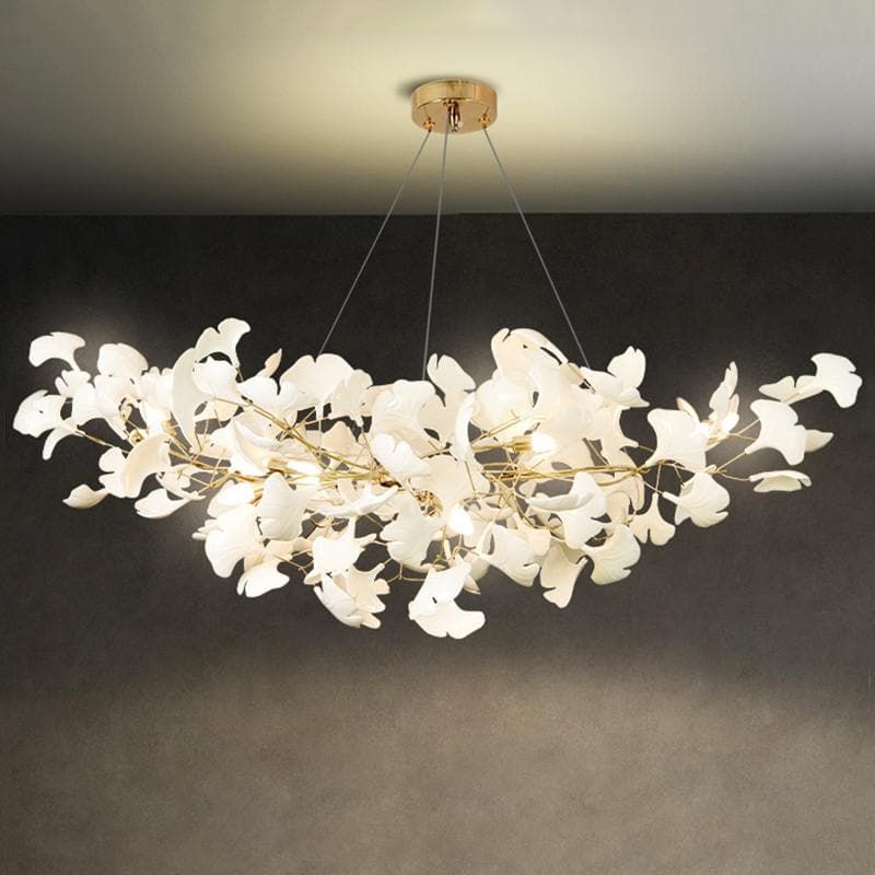 Ginkgo Ceramic  Chandelier