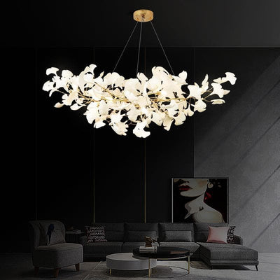 Ginkgo Ceramic  Chandelier