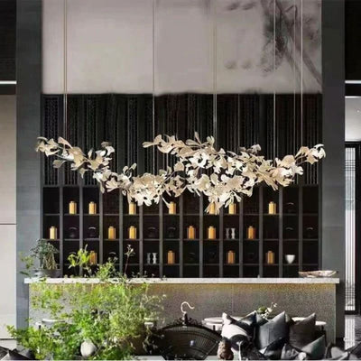 Ginkgo Ceramic  Chandelier