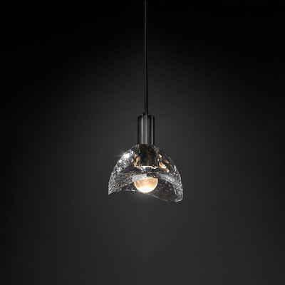 Hellen Crystal Pendant Black