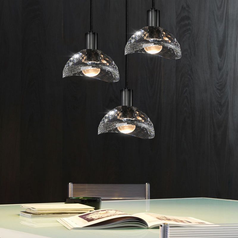 Hellen Crystal Pendant Black