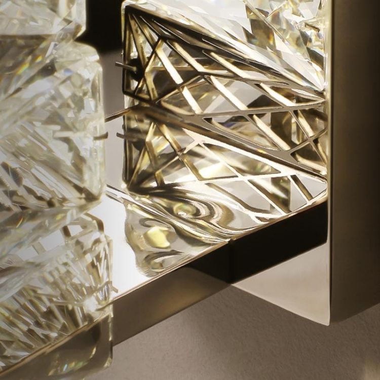 Irregular Crystal Block Wall Sconce