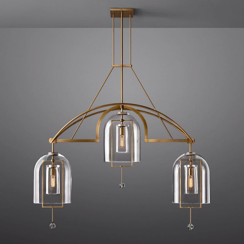 Sophia Linear Chandelier 61"