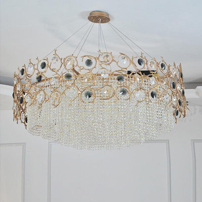 Lorna Crown Modern Crystal Chandelier