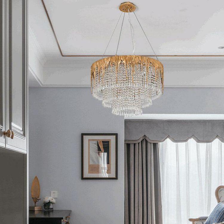 Lorna Crystal Cascade Chandelier