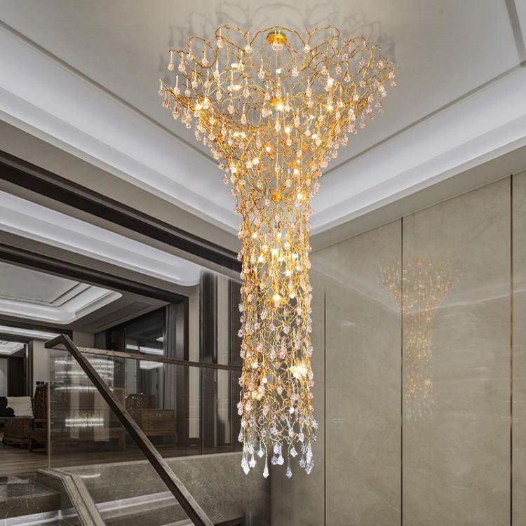 Lorna Large Branch Chandelier For High Ceiling