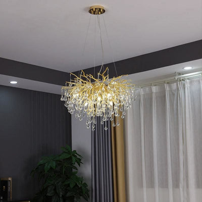 Lorna Modern Crystal Tree  Branch Chandelier 23.6" D