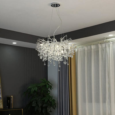 Lorna Modern Crystal Tree  Branch Chandelier 23.6" D