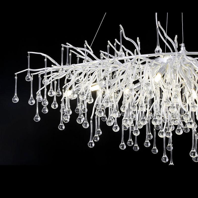 Lorna Modern Raindrop Tree Branch Crystal Chandelier 47.5" L