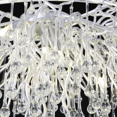 Lorna Modern Raindrop Tree Branch Crystal Chandelier 47.5" L