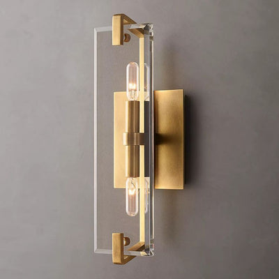 Maru Crystal Wall Sconce 15“H