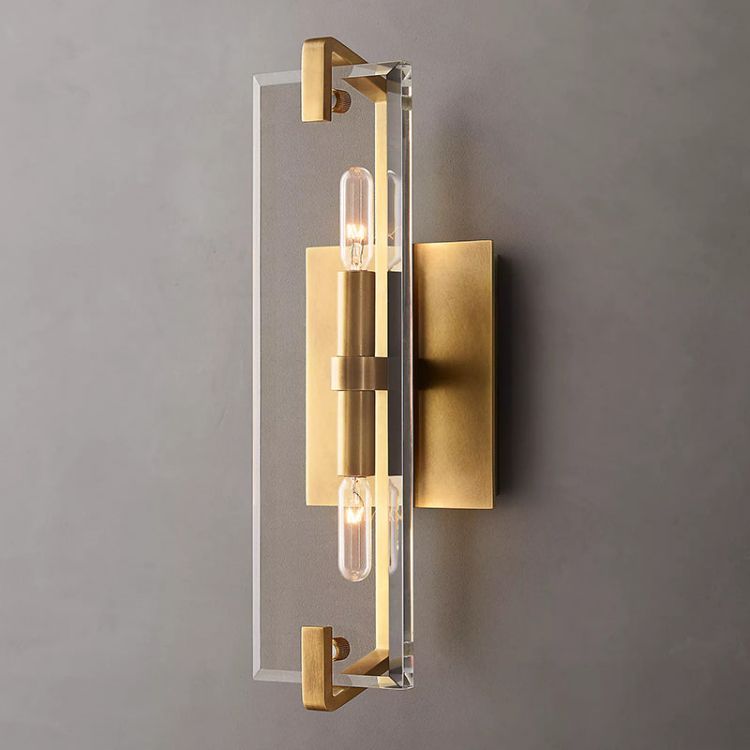Maru Crystal Wall Sconce 15“H