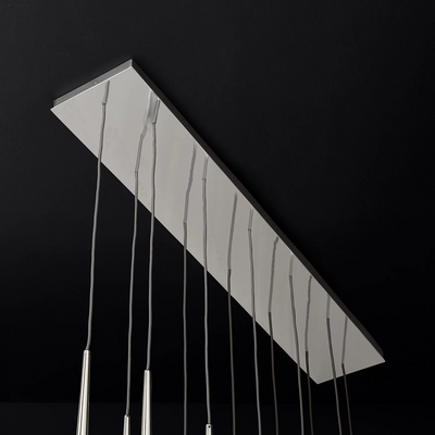 Charlotte Meteor Shower Tubular Linear Chandlier 60"