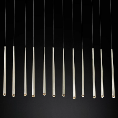 Charlotte Meteor Shower Tubular Linear Chandlier 60"