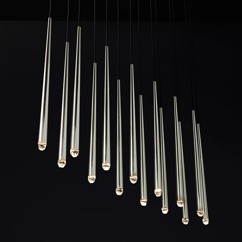 Charlotte Tubular Linear Chandlier 72"