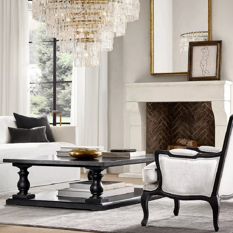 Mia 3 Tier Crystal Round Chandelier 36"