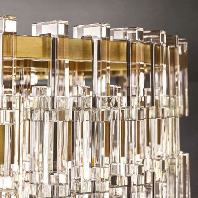 Mia Crystal Round Chandelier 36"