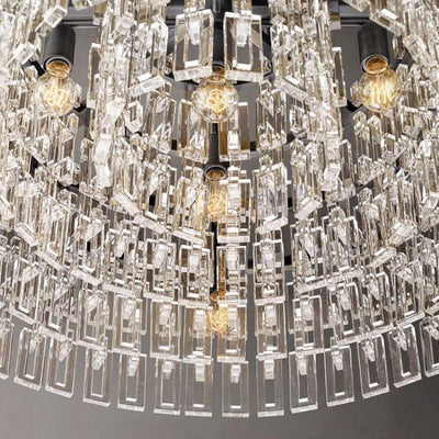 Mia Crystal Round Chandelier 48"