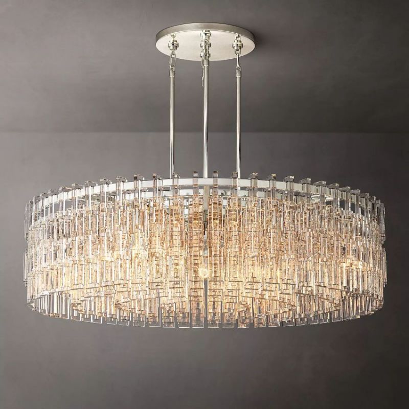 Mia Crystal Round Chandelier 48"