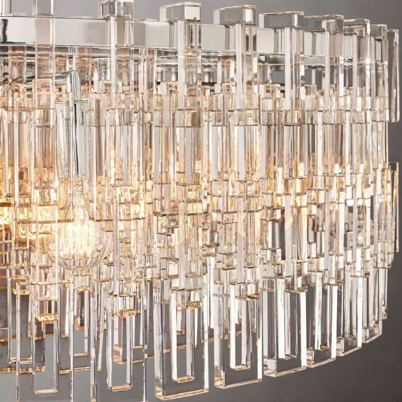 Mia Crystal Round Chandelier 36"