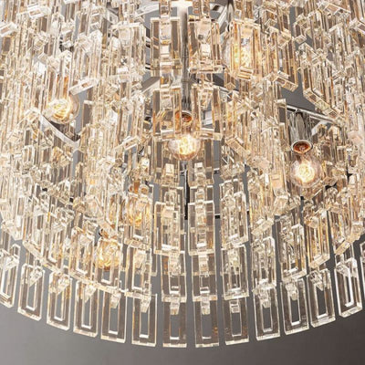 Mia Crystal Round Chandelier 36"