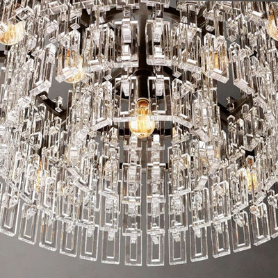 Mia Crystal Round Chandelier 36"