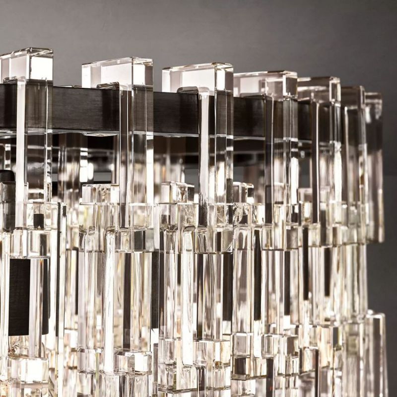 Mia Crystal Round Chandelier 36"
