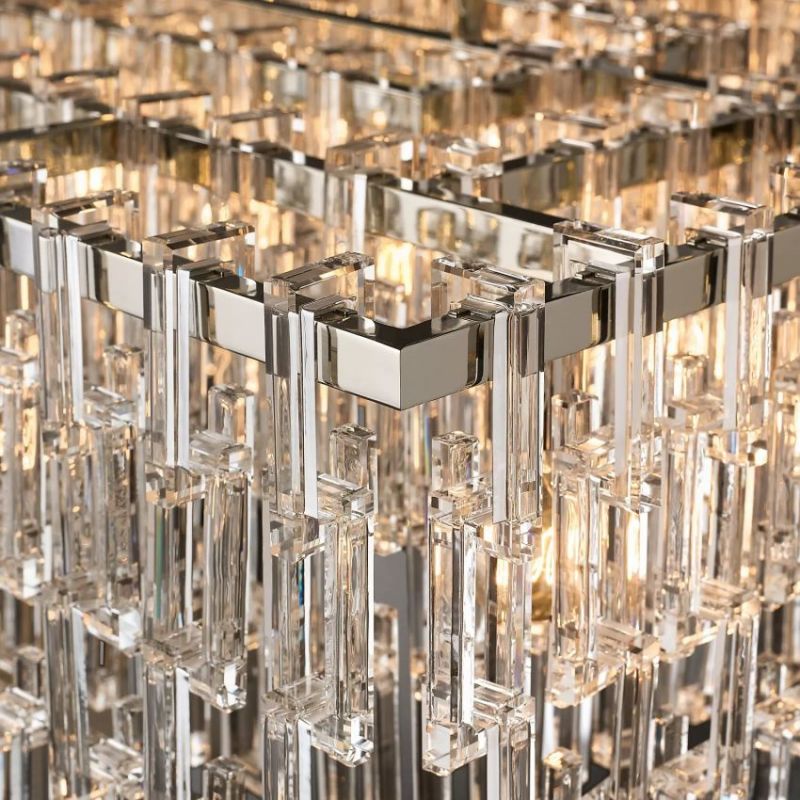 Mia Rectangular Chandelier 60"