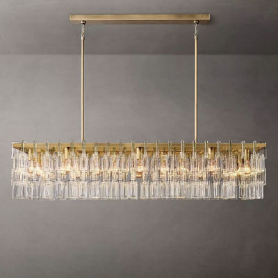Mia Rectangular Chandelier 60"