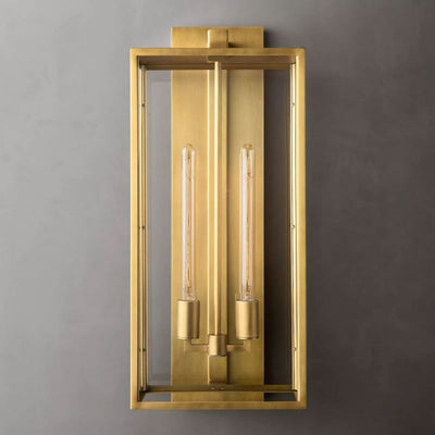 Vera Lantern Outdoor Wall Sconce 2-Light,28" H