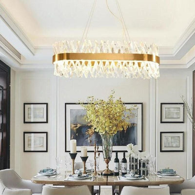 Monix Oval Crystal Chandelier