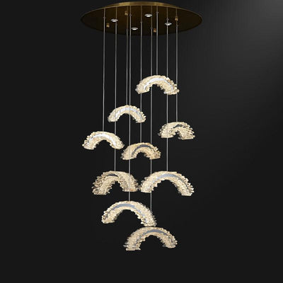 Primary Staircase Crystal Chandelier