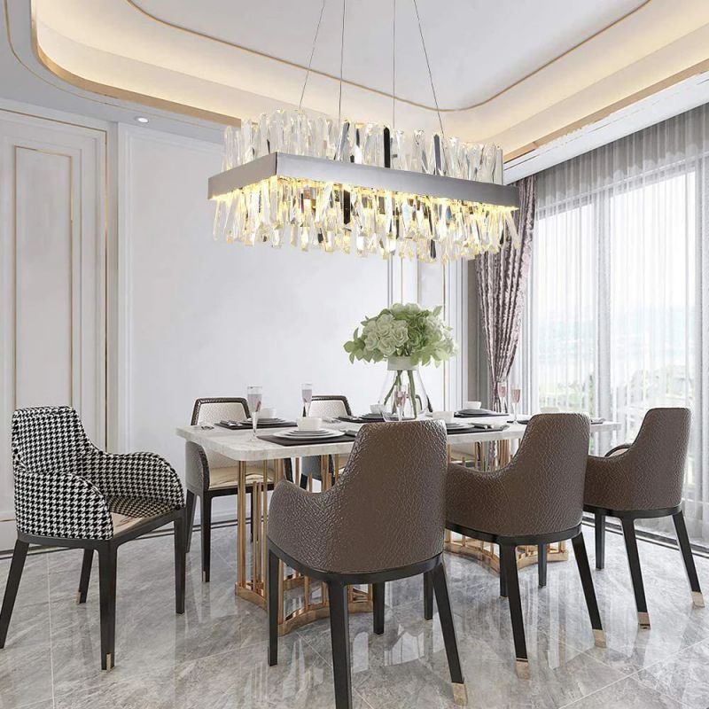 Monix Rectangular Crystal Chandelier