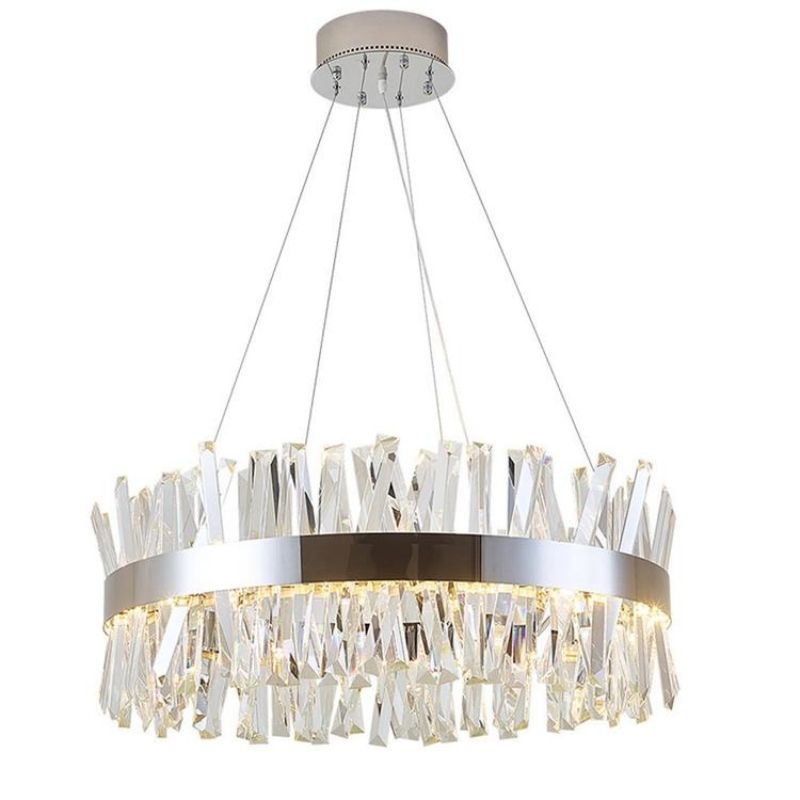 Monix Round Crystal Chandelier