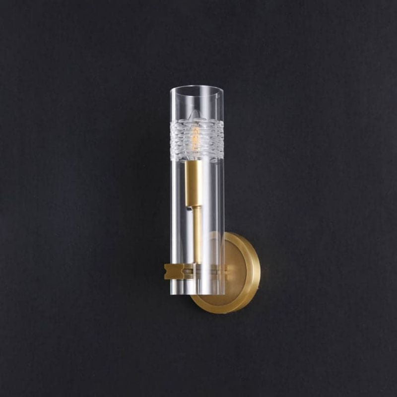 Single Head Kaleidoscope Wall Sconce, Brass