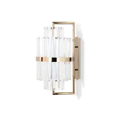 Yilia Hallway Crystal Wall Sconce 28.35" H